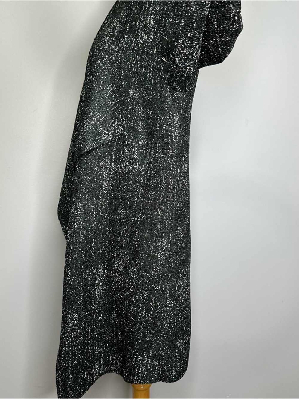 Travelers By Chico’s Green Crinkled Open Cascading Front Lightweight Jacket 2 - Picture 6 of 11
